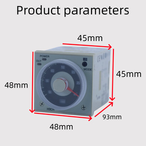 รีเลย์ตั้งเวลาแบบตัวชี้ H3CR-A 11 ขา โซลิดสเตท AC220V DC24V 5A สำหรับใช้งานในอุตสาหกรรม - Product Image 3
