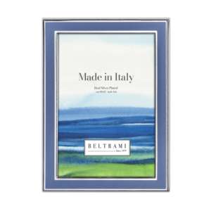 Beltrami Photo <b>Frame</b> <b>4x6</b> Inch Silver Plated Metal <b>Frame</b> Made in Italy - Product Image 1