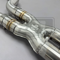 Tuyau d'échappement haute performance avec isolation et polissage de qualité supérieure pour Mercedes Benz S600 S500 W221 5.5T V8 (2004-2012)