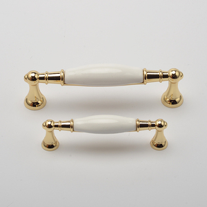 Poignées de tiroir en céramique à motifs pour <span class=keywords><strong>cuisine</strong></span>, <span class=keywords><strong>poignée</strong></span> de meuble en <span class=keywords><strong>porcelaine</strong></span> crème antique bon marché, <span class=keywords><strong>poignée</strong></span> et bouton de meuble moderne - Product Image 2