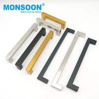 Poignées de tiroir pour armoire, poignées de porte de placard de chambre à coucher, poignées en acier inoxydable en forme de T pour armoire, porte de cuisine