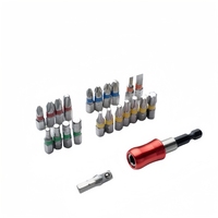 Portapuntas de Cambio Rápido, Adaptador de Brocas de 1/4'', Brocas de 25 mm y 50 mm, Juego de Herramientas Manuales, Kit de Destornilladores