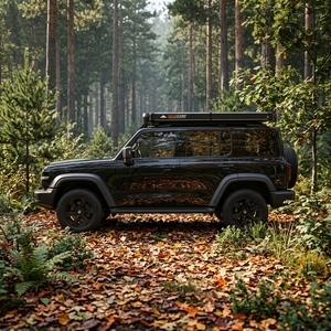 Smarcamp Portable and <strong>Light</strong> Weight 270&deg; Car <strong>Awning</strong> with Aluminum Shell for Camping with LED <strong>Light</strong> - Product Image 4