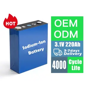 3.1v 220ah Na Sodium Ion Battery Cell Electric Bike Battery 4000 Cycles Energy Storage Na Ion Battery Cells