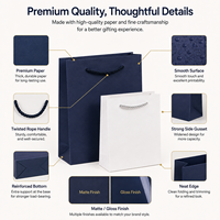 Sac cadeau en papier avec poignée en corde, logo personnalisé, sac à bijoux, petit sac pour accessoires, sac de shopping, vente en gros