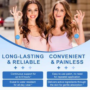 NAD+パッチ アンチエイジング エネルギーブースター 経皮吸収による細胞再生 24時間安定放出 精神的明晰さを高める GLP-1パッチ - Product Image 2