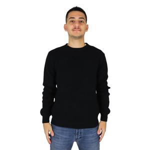 Nmf48008ma maglione Vintage a maniche lunghe nero lavorato a maglia Jacquard per l'autunno inverno ODM fornitura calda ed elegante stampa Anime - Product Image 1