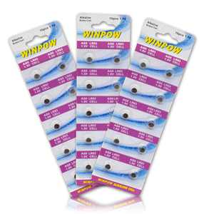 Монета ячейка <span class=keywords><strong>AG0</strong></span> <span class=keywords><strong>Lr521</strong></span> Lr63 L521 379 1,5 В щелочная батарея от Winpow - Product Image 6