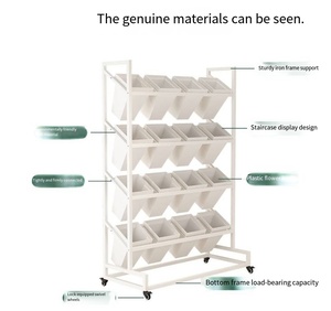 Étagère de présentation de fleurs en métal multi-niveaux pour fleuriste de supermarché, pour l'affichage de plantes vertes et de fleurs en magasin, mariages, usage domestique - Product Image 4