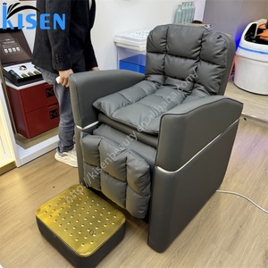 Sillones de Barbería Kisen, Sofá de Salón, Mesa de Lavado Multifuncional, Color Personalizado, Voltaje, Logotipo, Venta al Por Mayor de Fábrica - Product Image 3