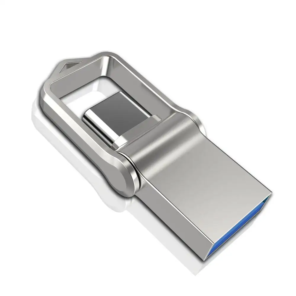 Mini 32GB 64GB 128GB tip C otg USB Flash sürücü Memory Stick sürgülü Flash bellek U Disk otg usb 3.0 usb Pendrive logo ile
