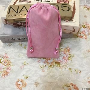 Bolsa de Regalo de Joyería de Terciopelo de Alta Calidad con Logotipo Personalizado Impreso, Bolsa de Almacenamiento con Cordón para Dispositivos de Belleza, Palo de Masaje Facial - Product Image 3