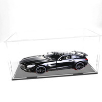 1/64 Acrylique Modèle De Voiture Vitrine Amovible Acrylique Boîte Assemblé Transparent clair Acrylique Poupée lego Modèle Chiffres Show case