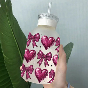Envolturas para Vasos de 16 oz, Diseño Sweetheart Confession, Transferencias UV DTF, Envolturas para Vasos con Diseño Retro Romántico, Pegatinas UV DTF - Product Image 3