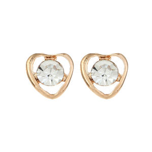 Женские серьги в виде персикового сердца - Product Image 2