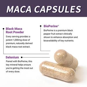 निजी लेबल 7 प्राकृतिक सामग्री अश्वगंधा मैका कैप्सूल वयस्कों के लिए अनुकूलित सूत्र - Product Image 5