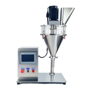 Semi-automatic Small <b>Bench</b> Top Bottle Filler Screw Powder Filling Machine 1% Accuracy Pneumatic Driven for Food Chemical - Product Image 2