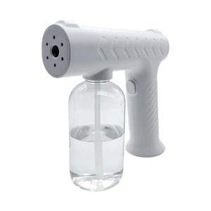 Atomizador portátil de luz azul, pistola de desinfección de alcohol recargable por USB para uso en el hogar, oficina y en interiores - Product Image 3