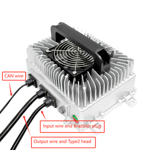 Cargador de Batería Integrado QIX QX3300 de 3300W, 48V40A OBC, Certificado CE ROHS, Carga Rápida Inteligente para Vehículos - Product Image 6