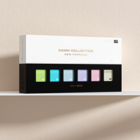 Nouveau Kit CANNI 9ml Gel Uv Sans Hema Vernis Semi-Permanent Lot de 6 avec Base, Top Coat, Top Coat Mat, Primer et Déshydrateur – Coffret Cadeau