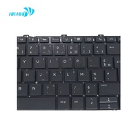 Clavier français pour ordinateur portable HP EliteBook x360 1030 G2 1030 G3 G4, clavier noir rétroéclairé