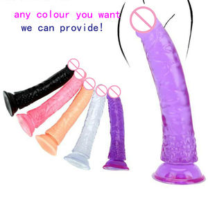 6cm Durchmesser Dildo haut Flexibler lebensechter <span class=keywords><strong>Penis</strong></span> Weiblicher Kitzler Vaginal Masturbation Spielzeug mit realistischem Kopf und Venen schaft - Product Image 1