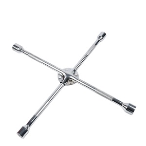 Clé à écrous croisée 14/18 pouces, clé de secours pour pneus de voiture, clé à douille ergonomique pour démontage de roues de véhicule - Product Image 3