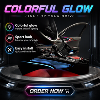 Éclairage d'ambiance automobile ZX 64 couleurs pour Audi A6 C7 S6 RS6 2012-2018, mise à niveau de l'éclairage de selle LED 12V Symphony