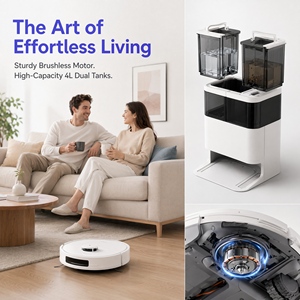 PD63S ULTRA Robot Vacuum <b>Mop</b> LDS Laser Navigation 20000Pa Dual Tank Smart App Control - Product Image 6