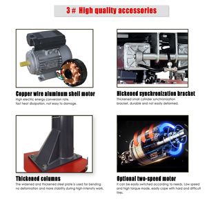 Máquina Automática para Cambio de Neumáticos, Neumática, Manual, para Autos, con Equilibradora de Ruedas B505+X102C - Product Image 4