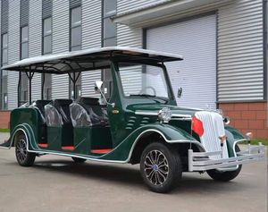2024 dernier style 8-11 passagers moteur voiturette de golf luxe électrique rétro Vintage voiture classique inclure les prix des produits uniquement - Product Image 6