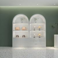 Comptoir de réception moderne en bois avec éclairage LED pour hôtels, centres commerciaux et salons de beauté (vente en gros et au détail)