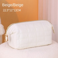 Hochwertige Kosmetiktasche mit großem Fassungsvermögen aus Polyester, tragbare Reise-Kosmetiktasche mit Reißverschluss, ideal als Geschenk.