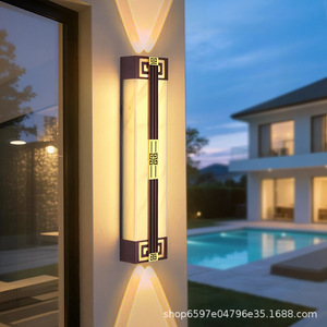 Lámpara de pared exterior moderna de 15W, impermeable, con luz ascendente y descendente, para villa, patio, balcón, jardín, puerta. - Product Image 3