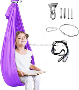 Factory Sensory <b>Swing</b> for <b>Kids</b> Child Indoor Outdoor Therapy <b>Kids</b> <b>Swing</b> Set Adjustable Children Yoga Hammock Sensory Chair <b>Seat</b> - Product Image 2