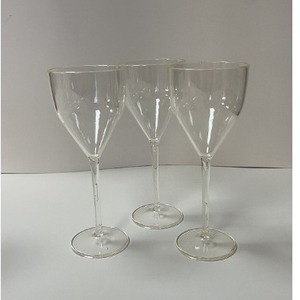 Copa de Vino Tinto de Plástico PS de 240 ml, Copa Transparente, Copa de Champán Imperial Transparente - Product Image 2