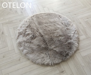 Tapis rond doux en <span class=keywords><strong>fausse</strong></span> <span class=keywords><strong>fourrure</strong></span> de mouton, pour sol de canapé de chambre, 24 unités - Product Image 5