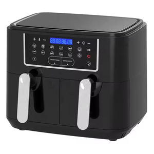 Freidora de Aire Doble Inteligente de 9L con Pantalla Táctil para el Hogar, Horno Eléctrico con 2 Cestas Independientes - Product Image 4