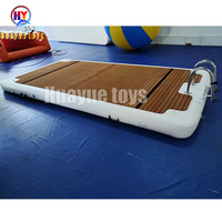 Plate-forme de quai flottant gonflable à point de goutte de style sportif de haute qualité pour l'utilisation de l'océan de piscine-pour la pêche d'amusement Sports nautiques
