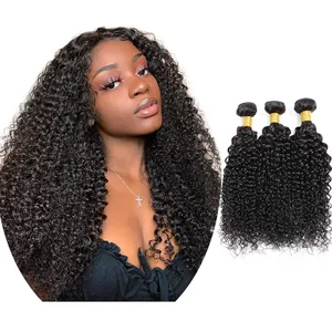 Letsfly Free Shipping Wholesale 8A Kinky Curly Remy Virgin Brazilian Human Hair Extensions Hair Weave Dropship Bundles Vendors
