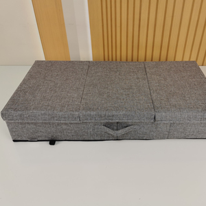 กล่องเก็บของใต้เตียง ผ้าไม่ทอ น้ำหนักเบา ซักได้ ทันสมัย สำหรับเก็บผ้าห่ม ผ้าปูที่นอน แพ็ค 4 ชิ้น - Product Image 3