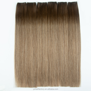 ราคาขายส่ง ต่อผมแท้แบบเย็บ 18-24 นิ้ว Genius  แบบ Double Weft ผมแท้คุณภาพสูง - Product Image 6