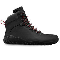 Botte de randonnée en cuir imperméable Off Road avec semelle au sol ferme pieds nus et protection thermique