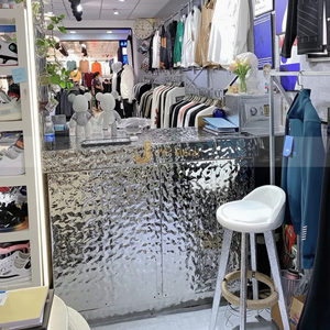 ANW6489 Mesa de Bar Moderna de Acero Inoxidable 304/316 para Decoración de Recepción de Hotel, Mostrador de Entrada - Product Image 3