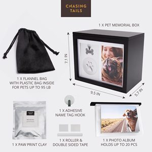 JQ <span class=keywords><strong>Biodegradable</strong></span> Urnas Memorial Collar Foto Madera Diseño Mascota <span class=keywords><strong>Urna</strong></span> Urnas Para Cenizas Mascotas - Product Image 2