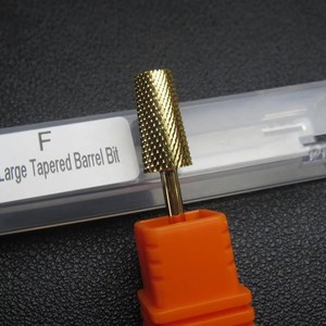 Juego de Brocas de Carburo de Tungsteno Doradas al por Mayor, Brocas para Cutículas de 3/32, Brocas para Uñas para Salón de Belleza, Manicura, Pedicura, Logotipo Personalizado - Product Image 3