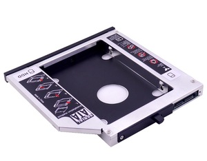 Boîtier de disque dur en aluminium 2,5'' SATA 3.0 de 12,7 mm pour SSD, compatible avec <span class=keywords><strong>Lenovo</strong></span> <span class=keywords><strong>ThinkPad</strong></span> T420 T430 <span class=keywords><strong>T520</strong></span> T530 DVD-ROM - Product Image 5