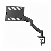 Support de moniteur personnalisé Khcoohoo, compatible avec les ordinateurs portables de 10'' à 17'', et les écrans de 13'' à 32'', capacité de charge de 8 kg, avec câble