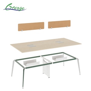 Postazione di Lavoro Modulare per Ufficio, Spazi di Coworking, Scrivania per 4-6 Persone con Telaio in Acciaio per Uso Ufficio - Product Image 4