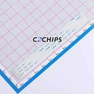 FFC-1.0-12-100-A-4-8 FFC Cable (Flexible Flat Cable) P=1mm Connector 12P 1mm 0.3mm Non-Inverting - Product Image 1